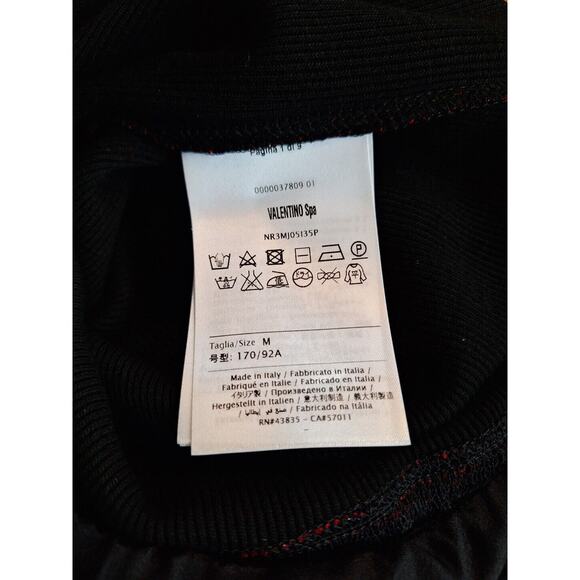 Red Valentino Point d'Esprit Lurex Knit Polka Dot Stripe Dress Women Size Medium - Picture 10 of 15